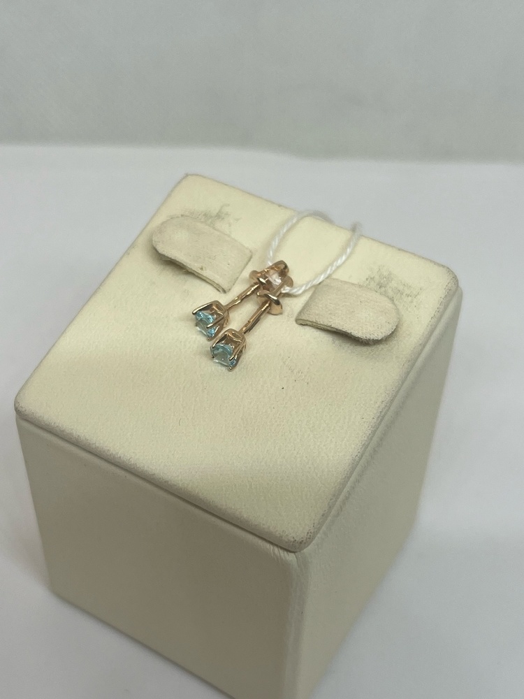 СПУС585 СЕРЬГИ ПУСЕТЫ (Au 585)