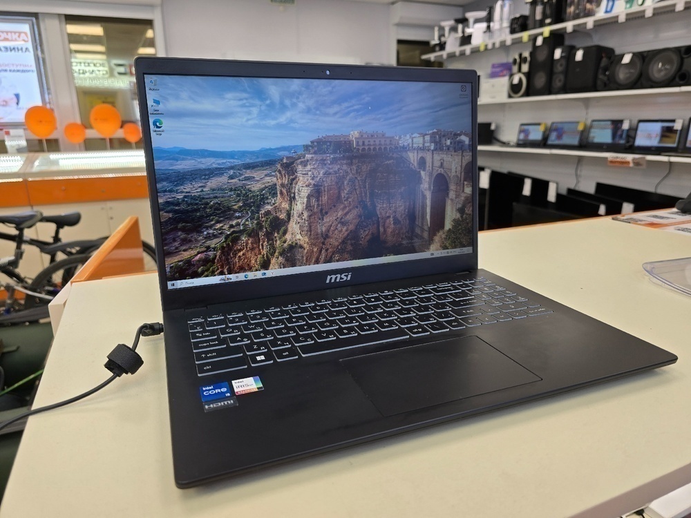 Ноутбук MSI Modern 15 b12m-209ru; Core i5-1235U, Intel iris XE Graphics, 16 Гб, 512 GB, Нет