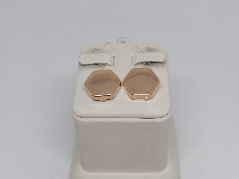 ЗАПОНКИ БЕЗ КАМНЯ Au 585