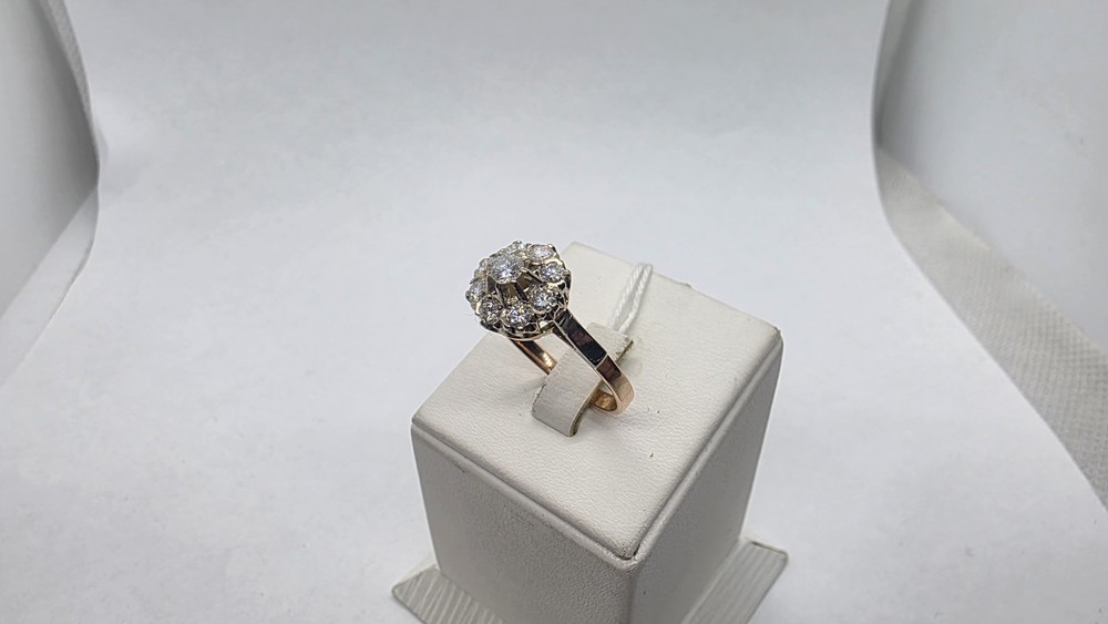 КОЛЬЦО БРИЛЛИАНТ Au 583