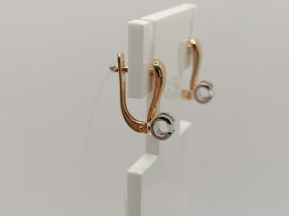 С0239-120 СЕРЬГИ БРИЛЛИАНТ (Au 585)