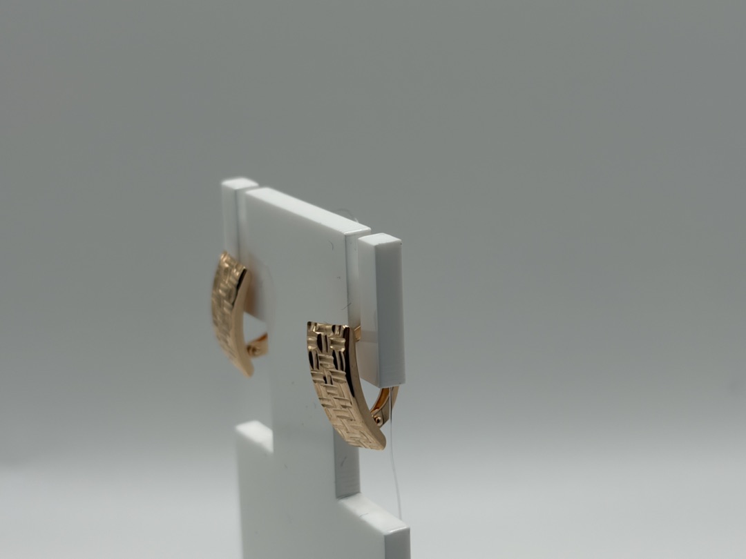 СЕРЬГИ БЕЗ КАМНЯ (Au 585)