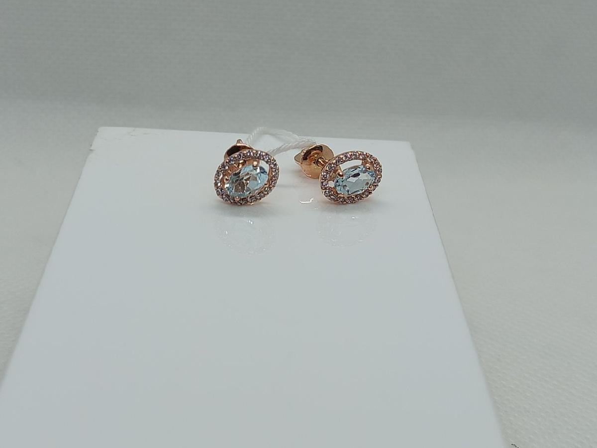 СПУС585 СЕРЬГИ ПУСЕТЫ (Au 585)