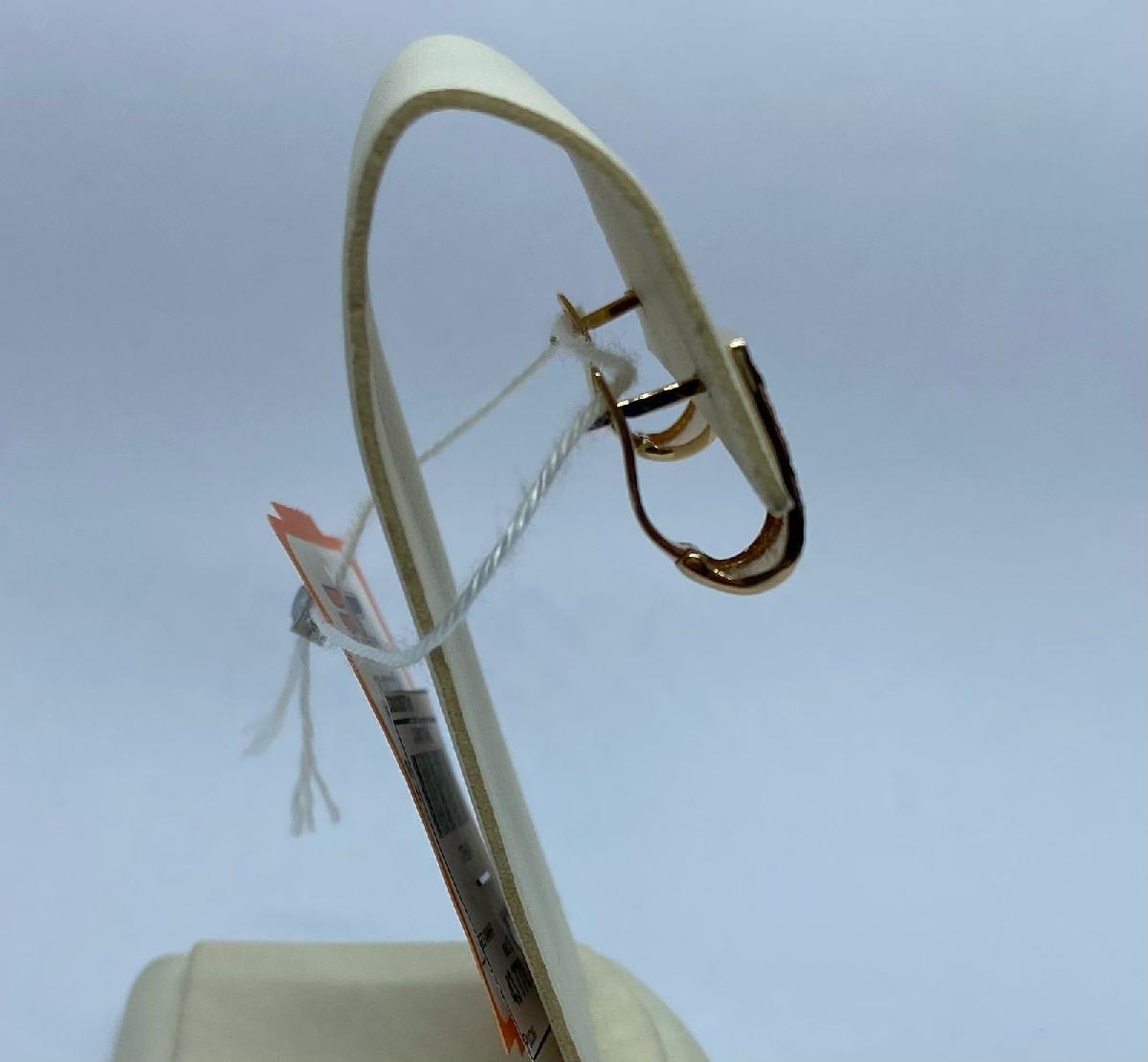 СБКМ585 СЕРЬГИ БЕЗ КАМНЯ (Au 585)