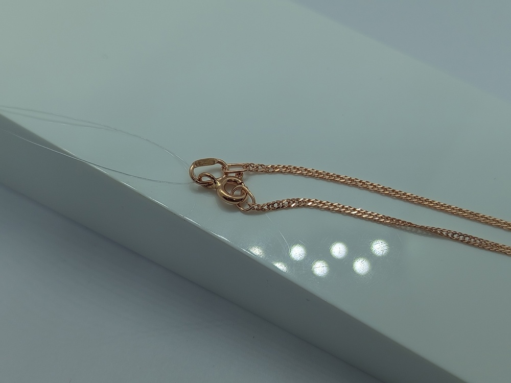 ЦЕПЬ ПОЛНОВЕСНАЯ Ромб двойной (Au 585)