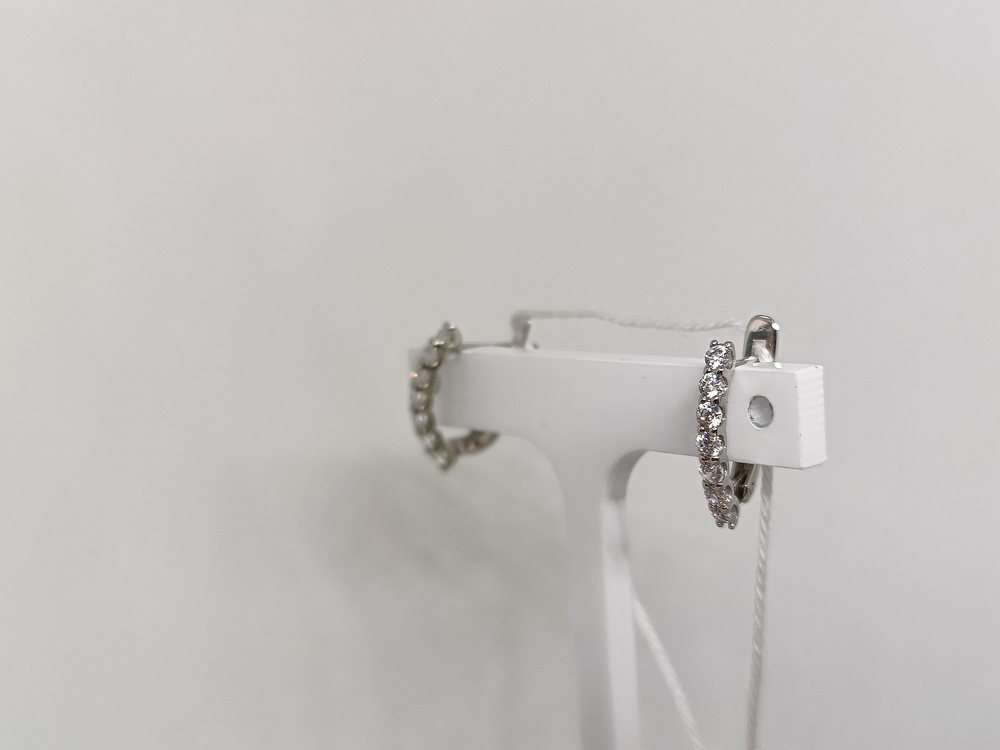 СКМИ585 СЕРЬГИ С КАМНЯМИ (Au 585)