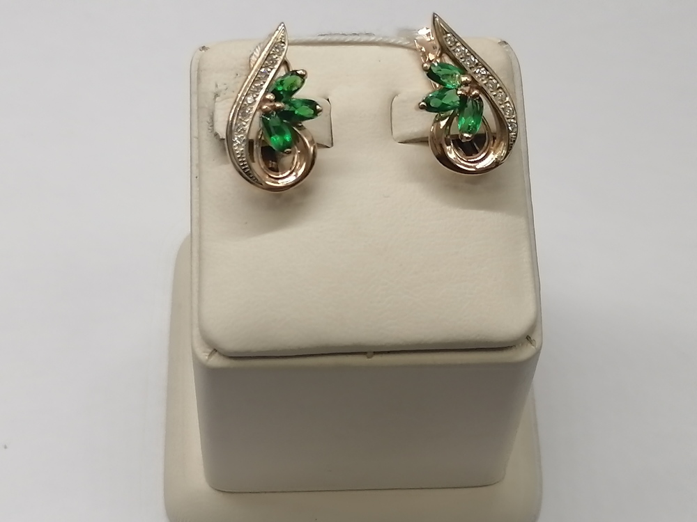 СКМИ585 СЕРЬГИ С КАМНЯМИ (Au 585) СКМИ585 СЕРЬГИ С КАМНЯМИ (Au 585)