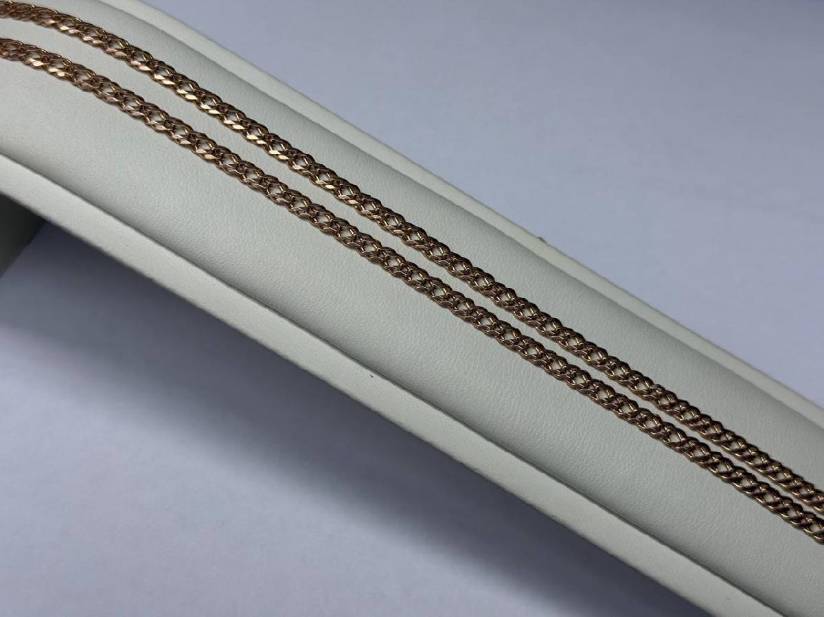 ЦЛР2585 ЦЕПЬ ПОЛНОВЕСНАЯ Ромб двойной (Au 585)