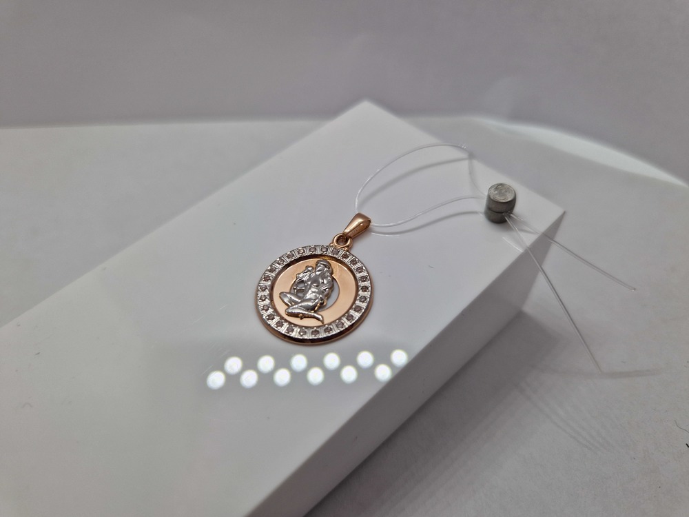 ПОДВЕСКА ЗНАК ЗОДИАКА ДЕВА (Au 585)