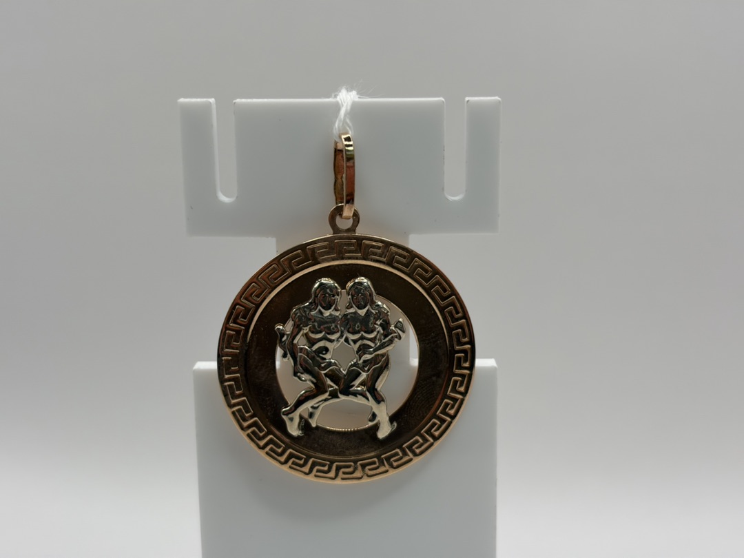 ПОДВЕСКА ЗНАК ЗОДИАКА БЛИЗНЕЦЫ Au 585