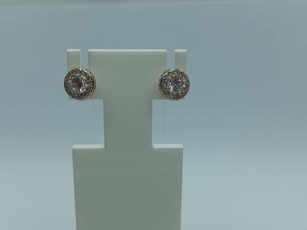 СЕРЬГИ ПУСЕТЫ с камнями (Au 585)