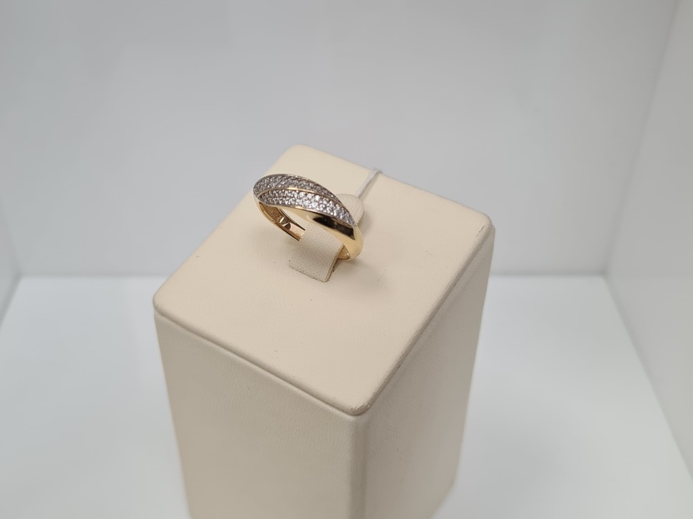КОЛКМИ585 КОЛЬЦО С КАМНЯМИ (Au 585)