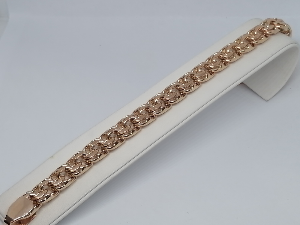 БЛБ585 БРАСЛЕТ ПОЛНОВЕСНЫЙ Бисмарк (Au 585)