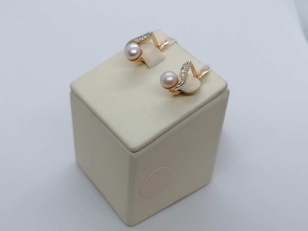 СКМИ585 СЕРЬГИ С КАМНЯМИ (Au 585)