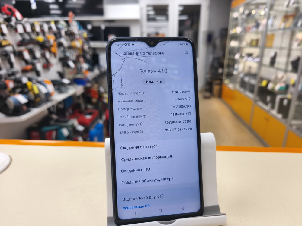 Смартфон Samsung Galaxy A10 2/32