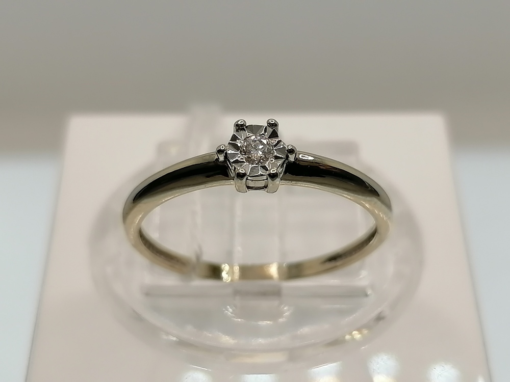 КОЛЬЦО БРИЛЛИАНТ Au 585