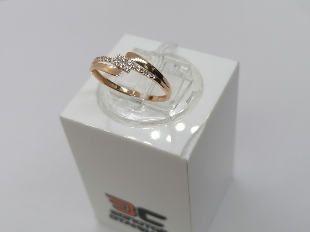 КОЛКМИ585 КОЛЬЦО С КАМНЯМИ (Au 585)