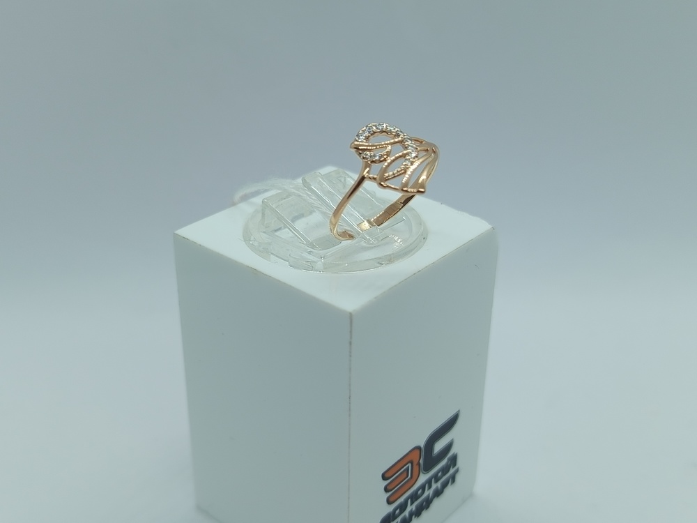 КОЛКМИ585 КОЛЬЦО С КАМНЯМИ (Au 585)