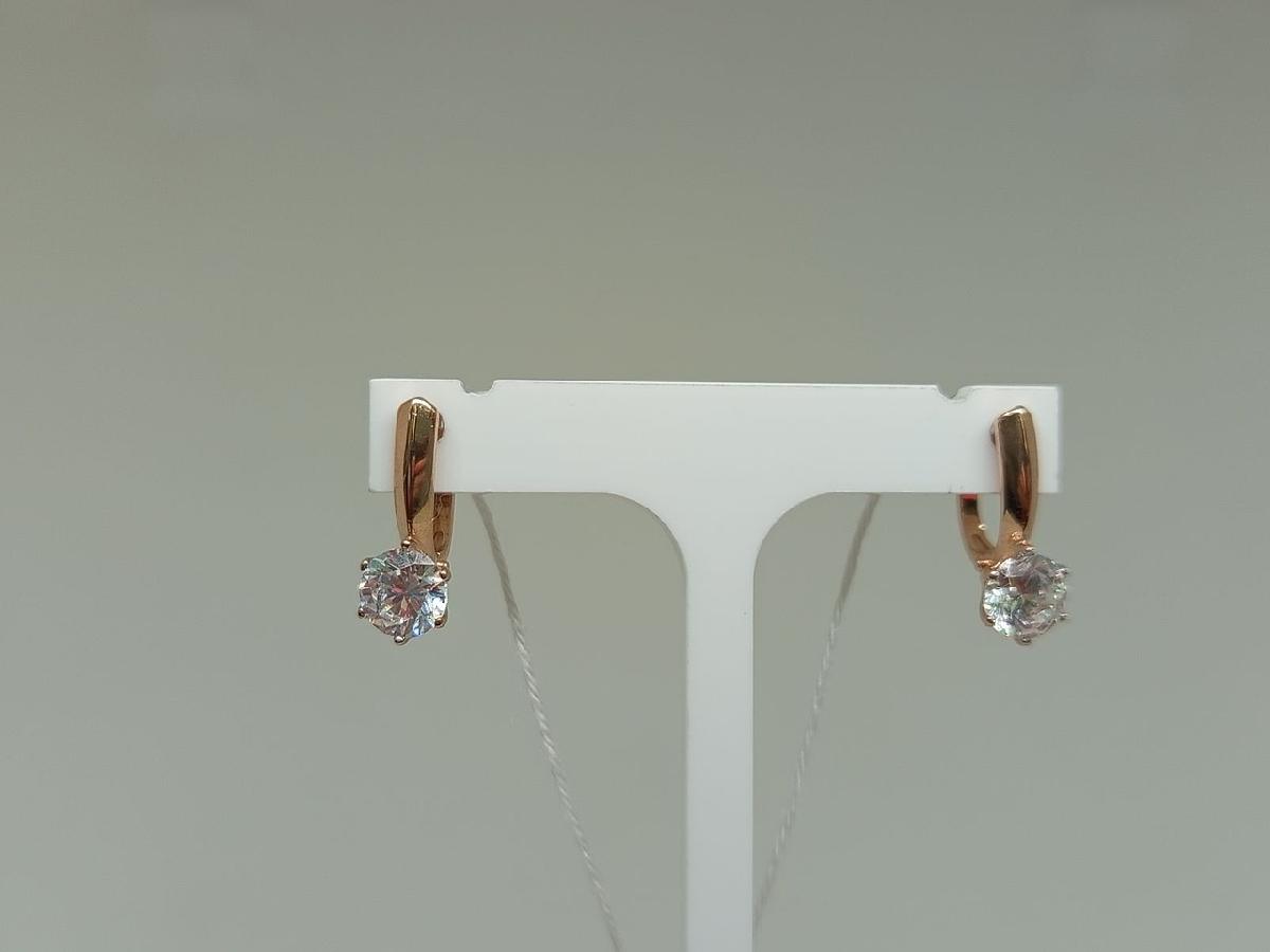 СКМ585 СЕРЬГИ С КАМНЕМ (Au 585) СКМ585 СЕРЬГИ С КАМНЕМ (Au 585)