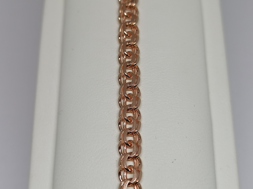 БЛБ585 БРАСЛЕТ ПОЛНОВЕСНЫЙ Бисмарк (Au 585)