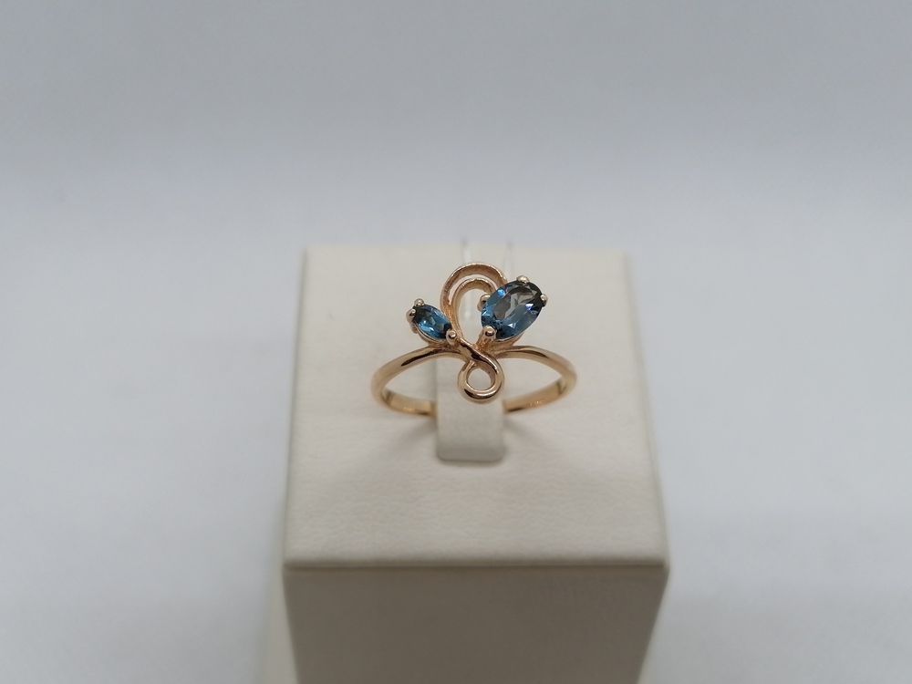КОЛКМИ585 КОЛЬЦО С КАМНЯМИ (Au 585)