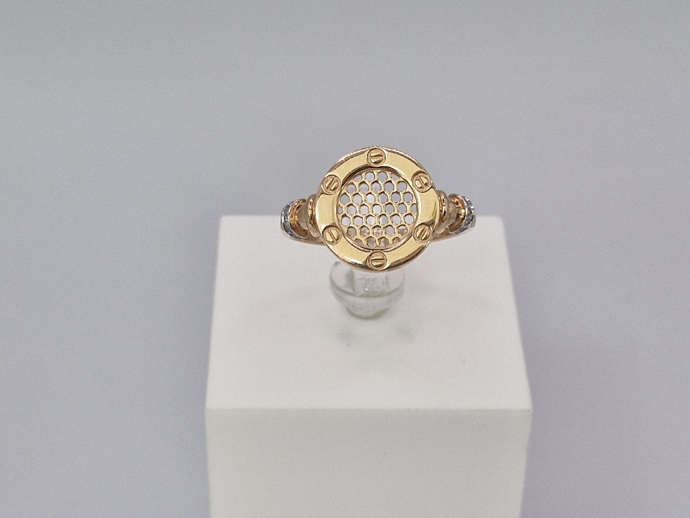 КОЛКМИ585 КОЛЬЦО С КАМНЯМИ (Au 585)