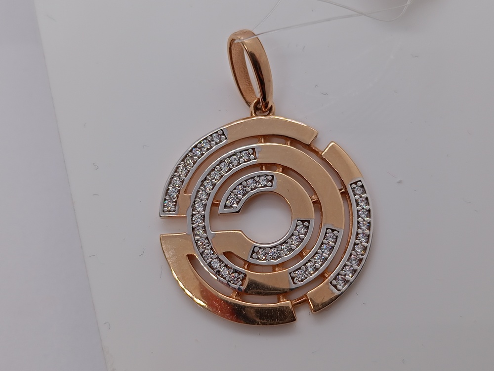 ПОДВЕСКА С КАМНЯМИ (Au 585)