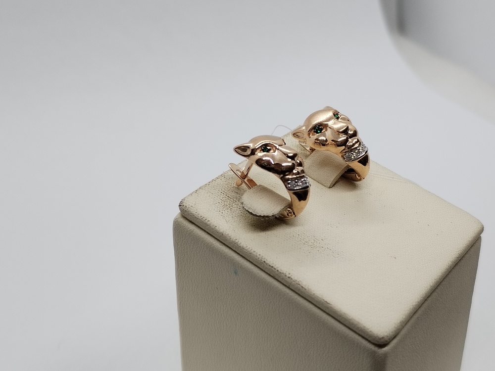 СЕРЬГИ С КАМНЯМИ (Au 585)