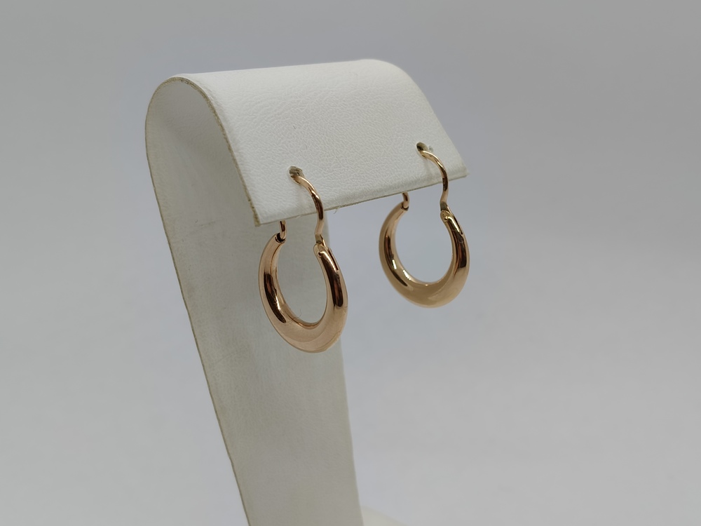 СБКМ583 СЕРЬГИ БЕЗ КАМНЯ (Au 583)