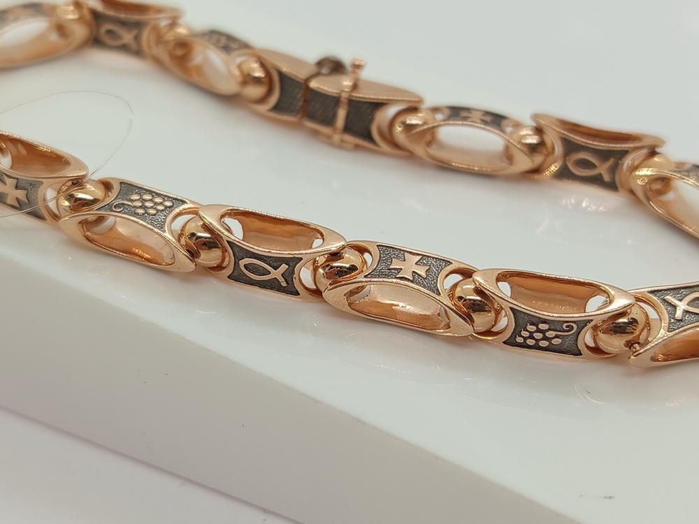 БРАСЛЕТ ФАНТАЗИЯ без камня (Au 585)