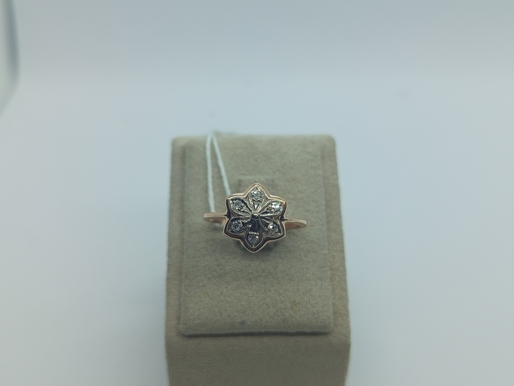 КОЛЬЦО БРИЛЛИАНТ Au 583