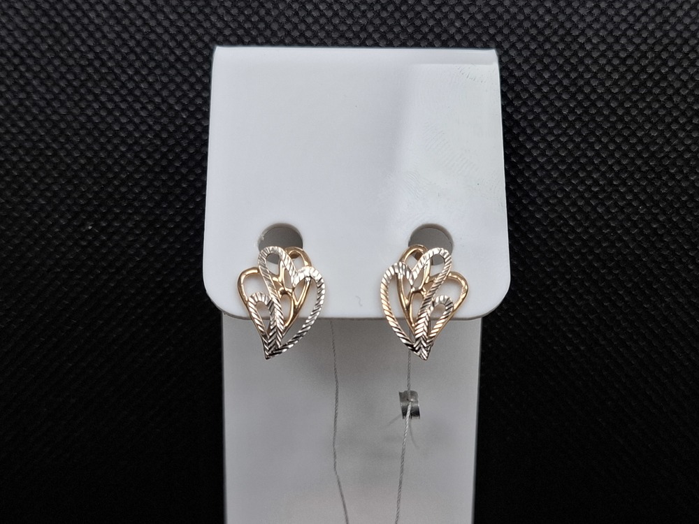 СЕРЬГИ БЕЗ КАМНЯ (Au 585)