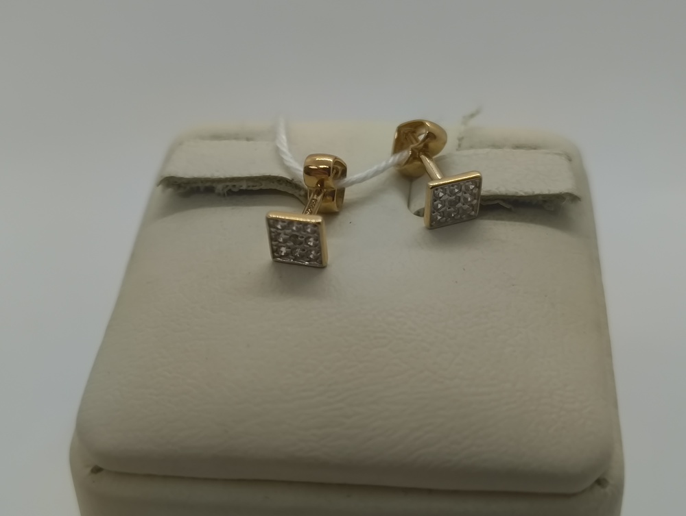 СПУС585 СЕРЬГИ ПУСЕТЫ (Au 585)