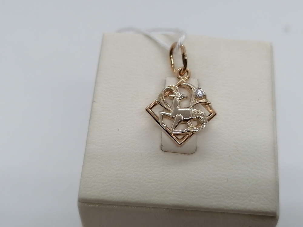 ПОДВЕСКА ЗНАК ЗОДИАКА КОЗЕРОГ Au 585