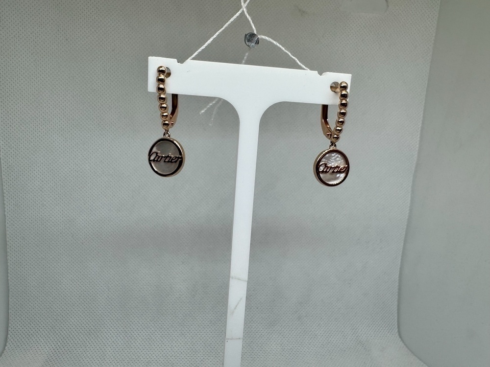 СЕРЬГИ ПЕРЛАМУТР (Au 585)