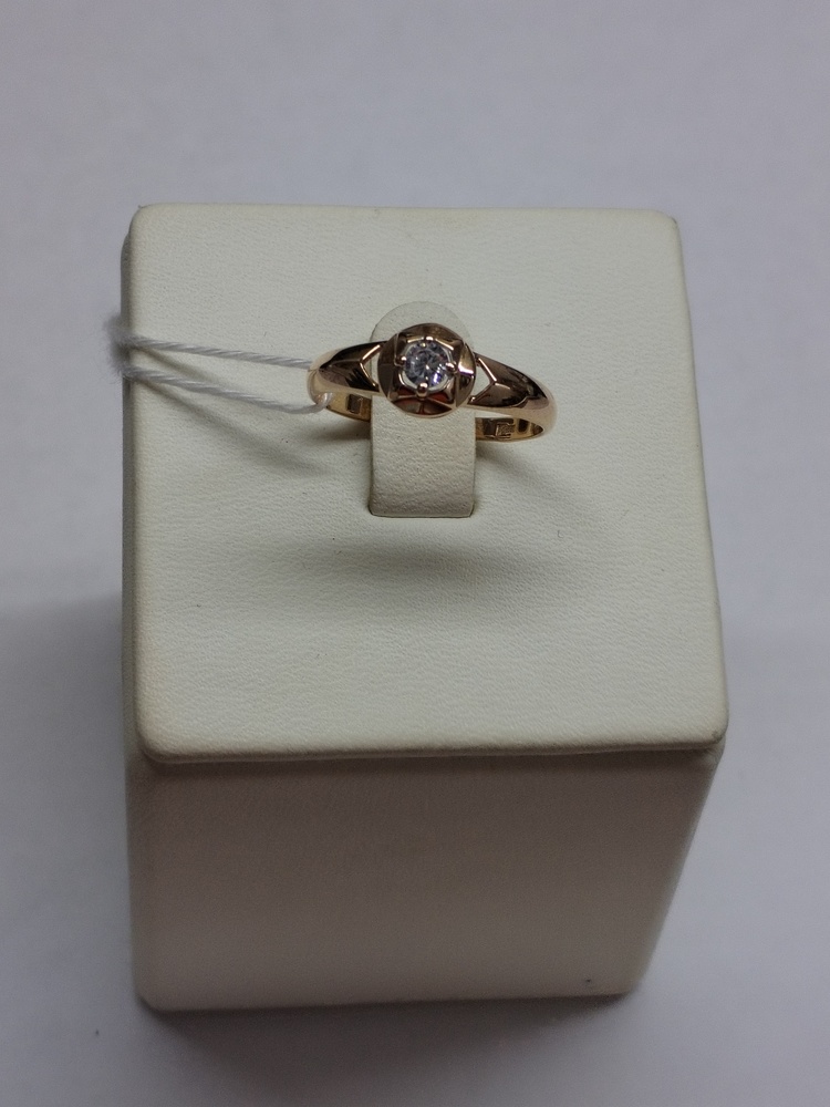 КОЛЬЦО С КАМНЕМ (Au 585)