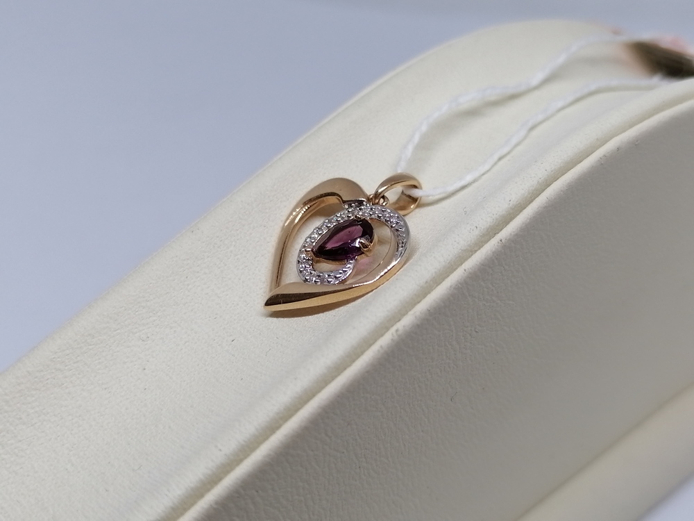 ПОДВЕСКА С КАМНЯМИ (Au 585)