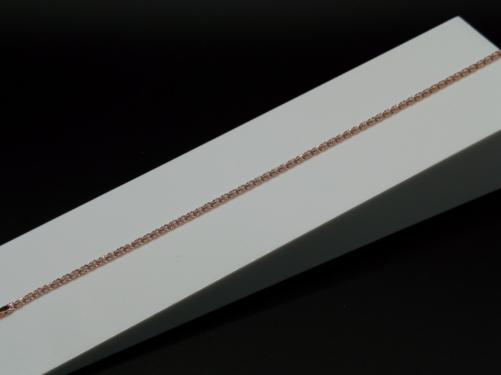 БРАСЛЕТ ПУСТОТЕЛЫЙ Бисмарк Au 585