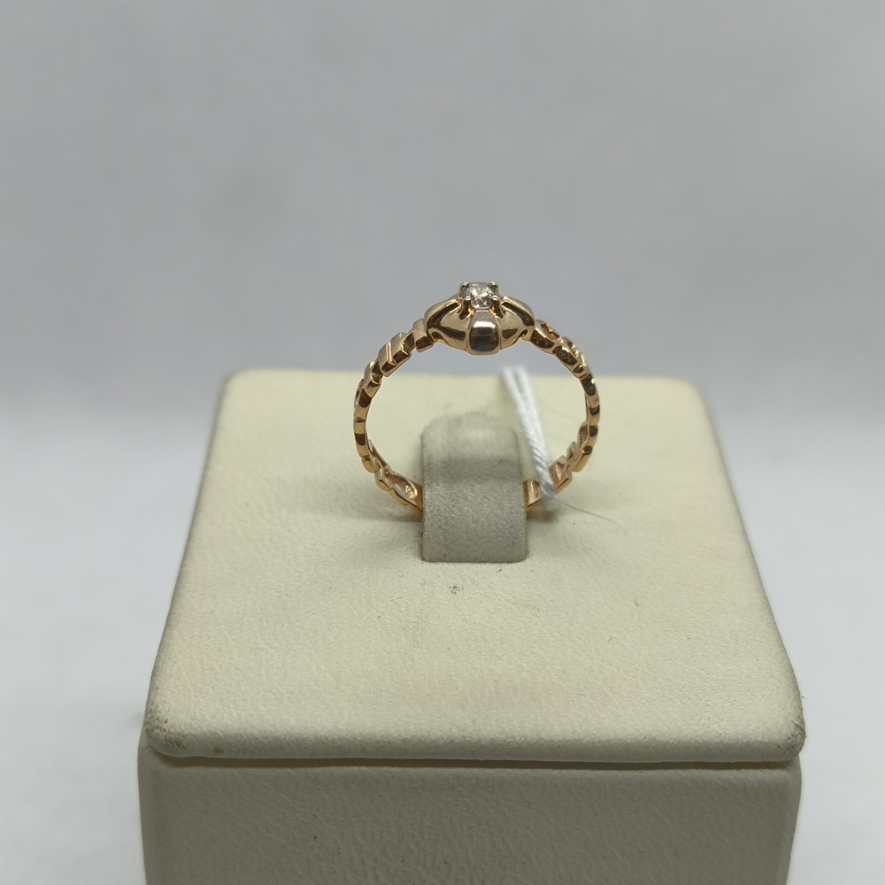 КОЛЬЦО С КАМНЕМ (Au 585)