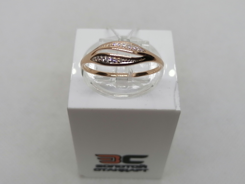 КОЛКМИ585 КОЛЬЦО С КАМНЯМИ (Au 585)