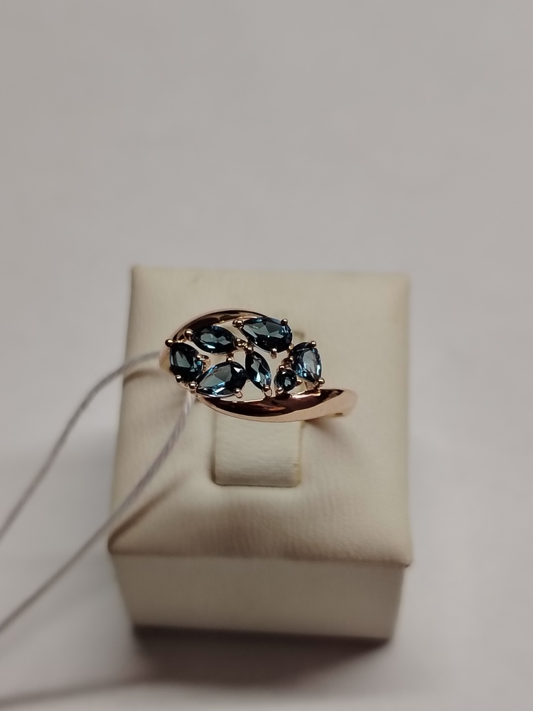 КОЛКМИ585 КОЛЬЦО С КАМНЯМИ (Au 585)