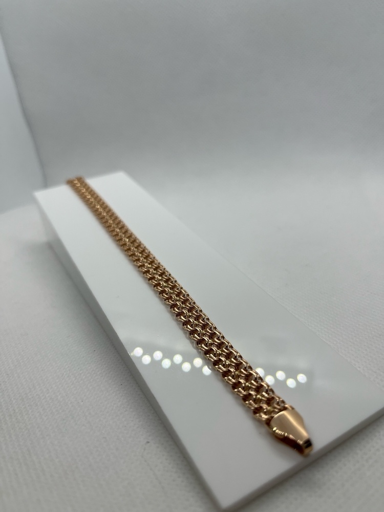 БЛБ585 БРАСЛЕТ ПОЛНОВЕСНЫЙ Бисмарк (Au 585) БЛБ585 БРАСЛЕТ ПОЛНОВЕСНЫЙ Бисмарк (Au 585)