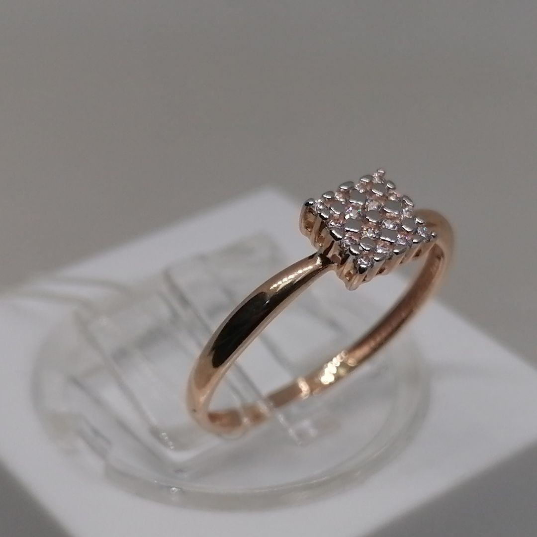 019249 КОЛЬЦО С КАМНЯМИ (Au 585)