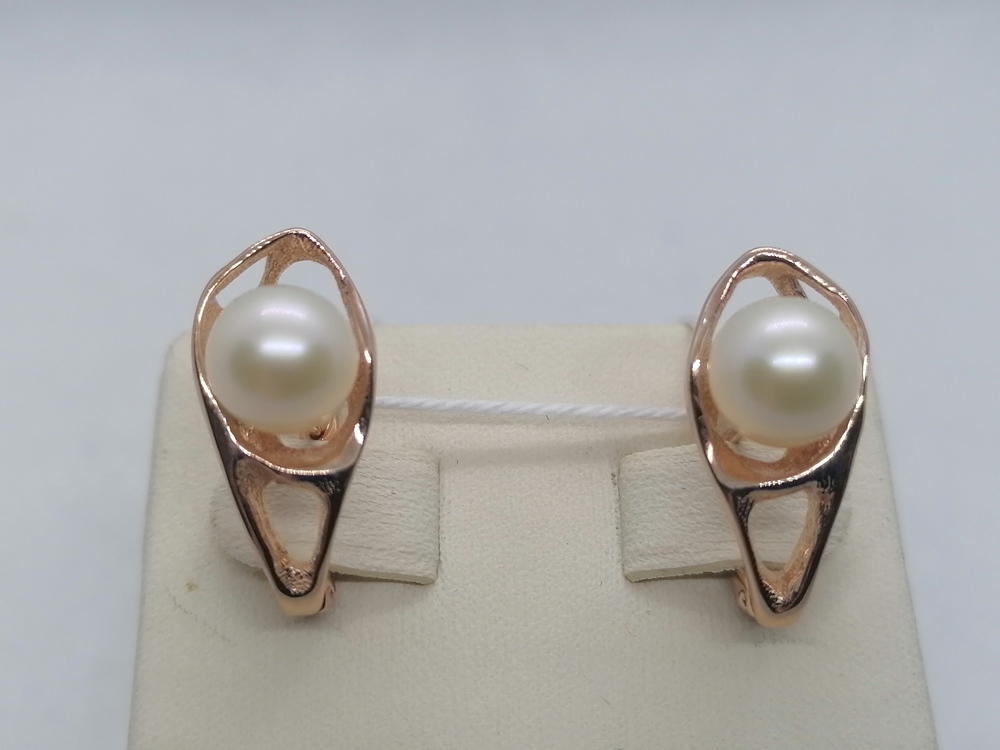 СЕРЬГИ С КАМНЕМ (Au 585)