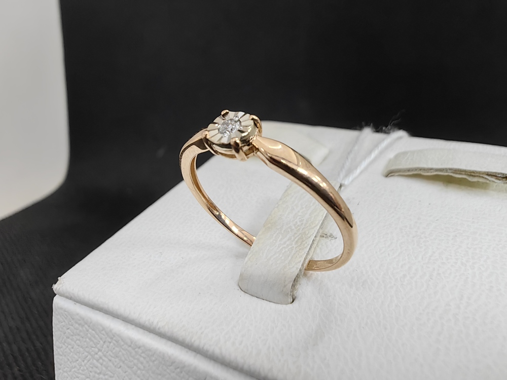 КОЛЬЦО БРИЛЛИАНТ Au 585