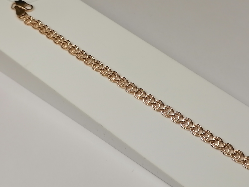 7080270П-17 БРАСЛЕТ ПУСТОТЕЛЫЙ Лав (Au 585)