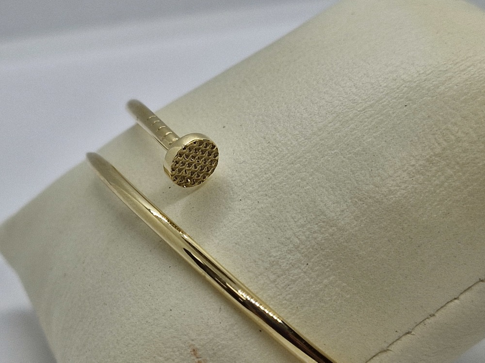 БЖГ585 БРАСЛЕТ ЖЕСТКИЙ ГЛАДКИЙ (Au 585)