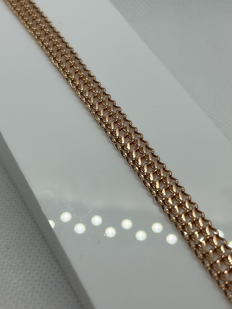 БЛ8585 БРАСЛЕТ ПОЛНОВЕСНЫЙ Восьмерка (Au 585)