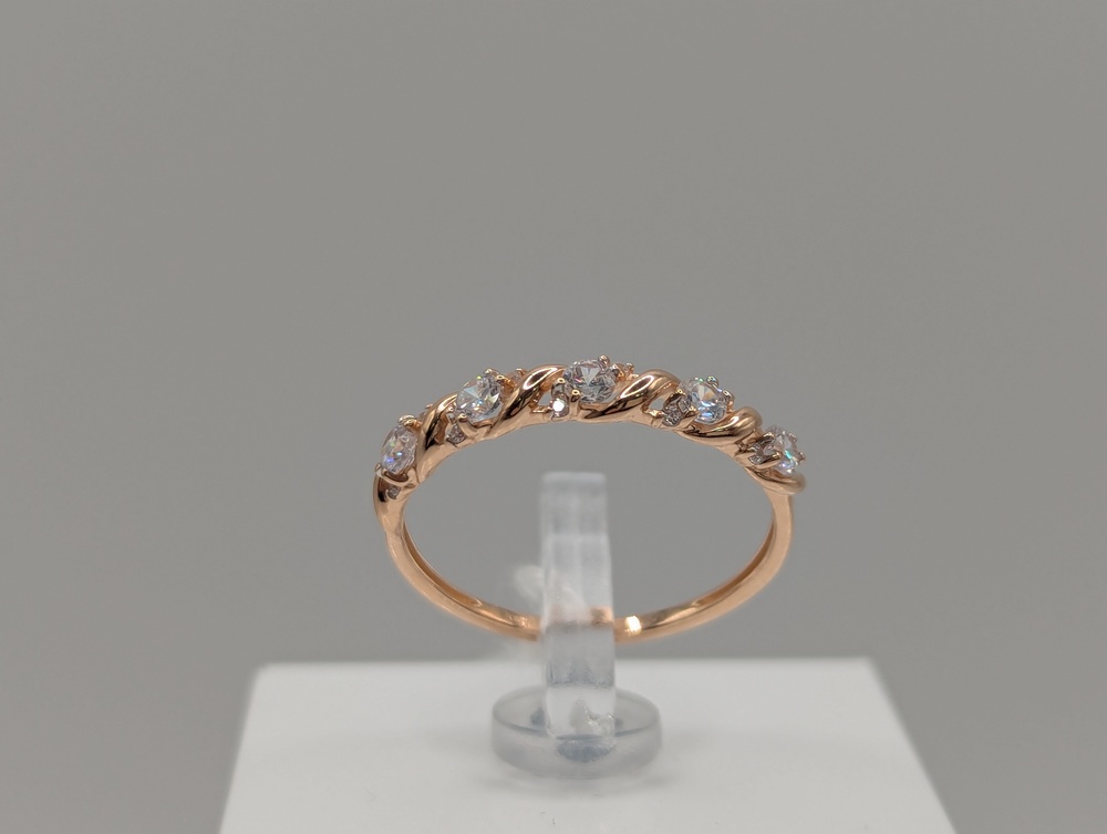 КОЛКМИ585 КОЛЬЦО С КАМНЯМИ (Au 585)