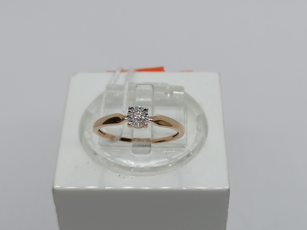 КОЛЬЦО БРИЛЛИАНТ Au 585